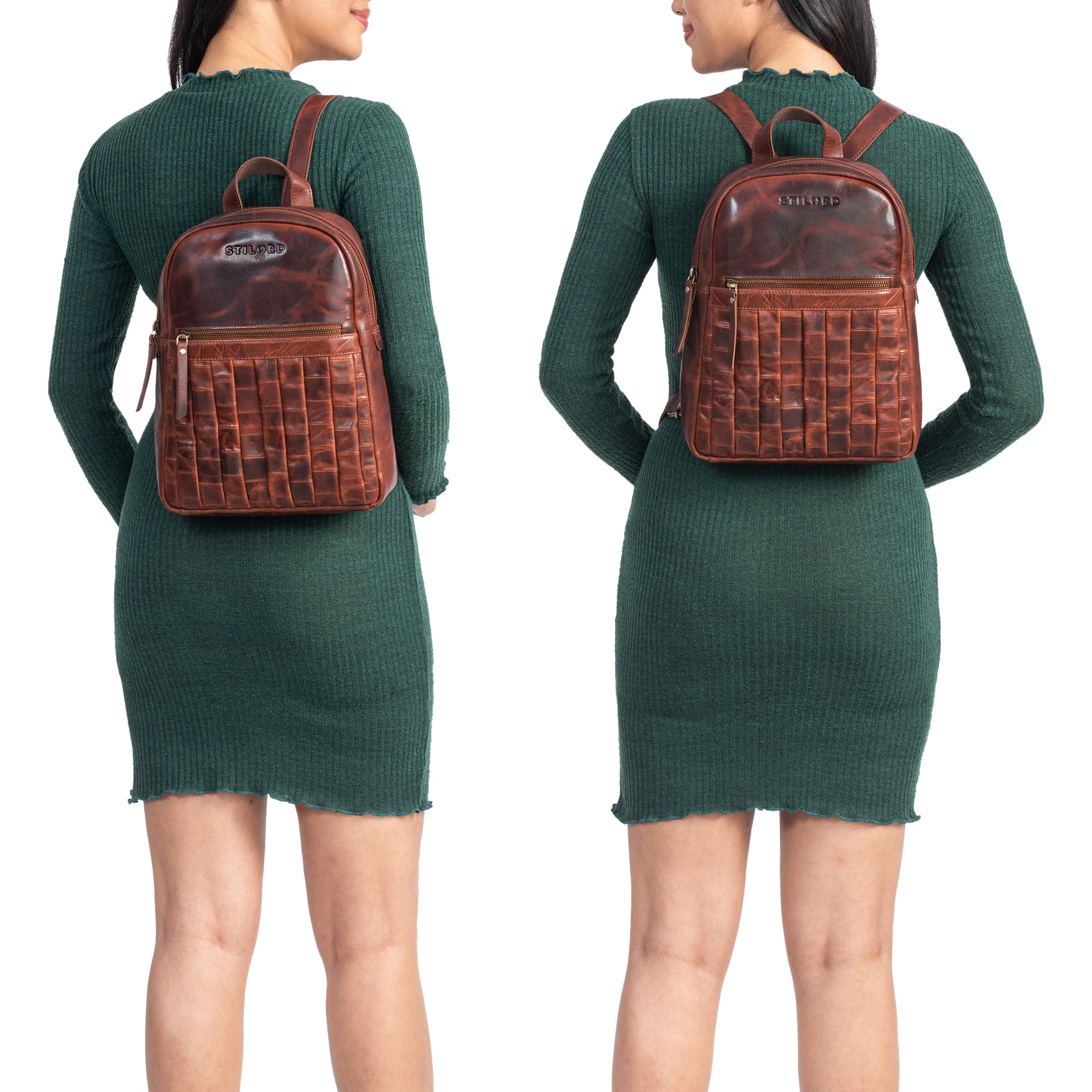 rucksack damen leder klein