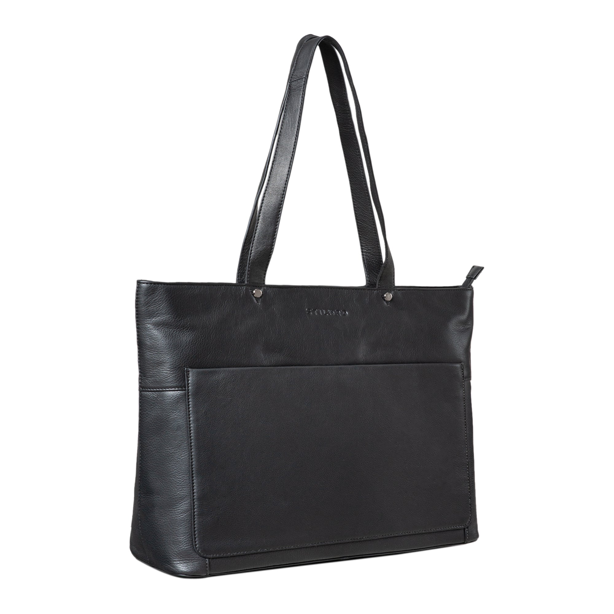 Klassische Bürotasche Damen schwarz