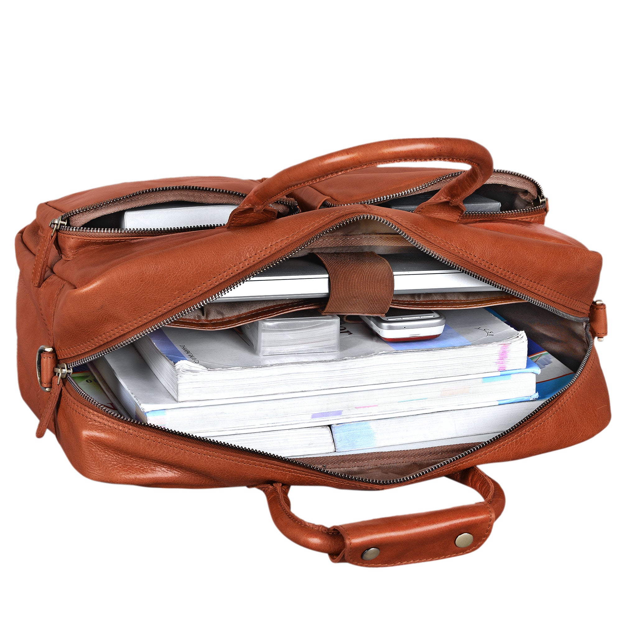Aktentasche Businesstasche Leder braun
