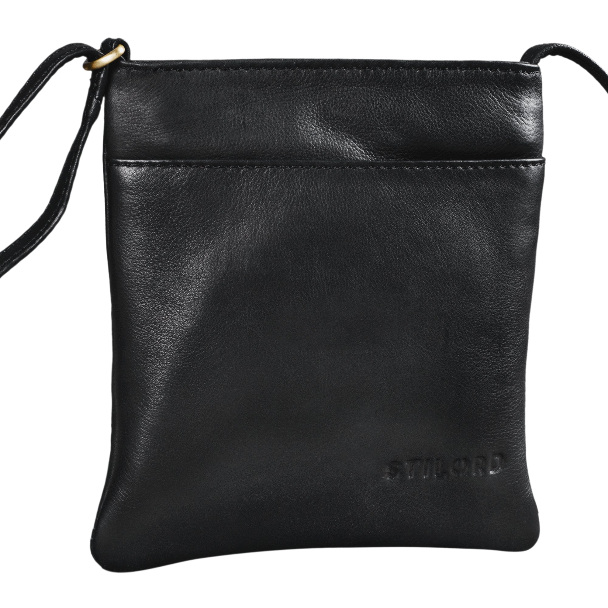 Ledertasche für Männer Vintage schwarz