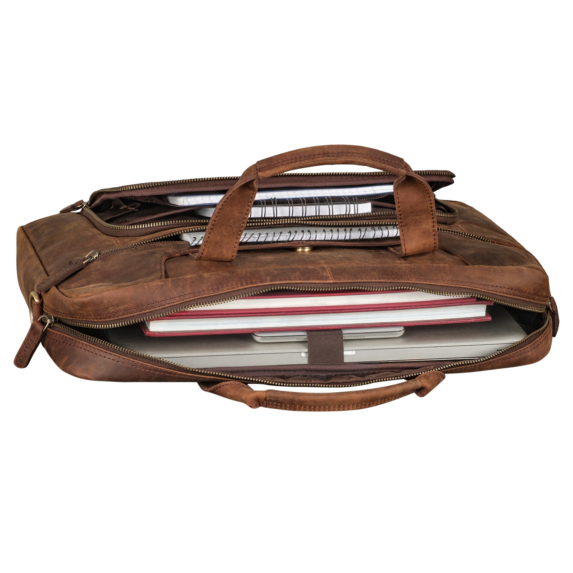 Arbeitstasche Leder Herren braun