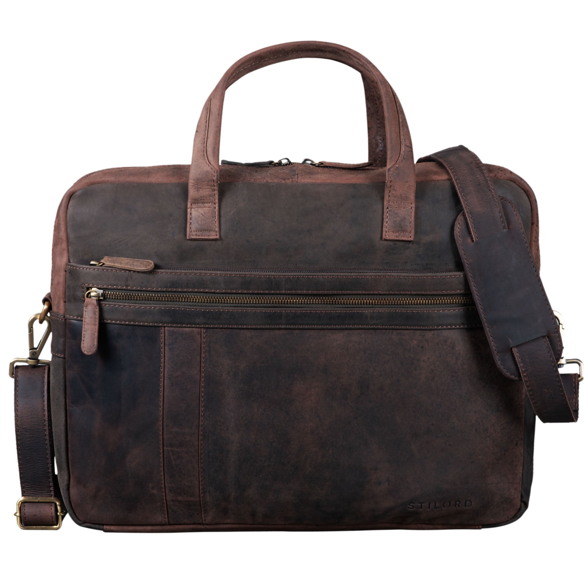 Braune Lehrertasche Herren Damen Vintage