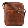 "River" Small Leather Shoulder Bag for Men