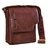 "Pete" shoulder bag leather small for men