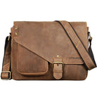 Leder Messenger Bag