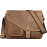 Leder Messenger Bag