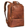 "Thore" Luxury Leather Backpack with Laptop Compartment 17 Inch
