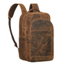 "Alura" large backpack ladies and men leather