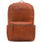 Großer Laptop Rucksack 15,6 Zoll Leder Unisex