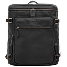 Unirucksack Leder Schwarz