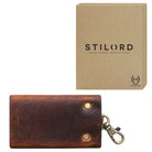 Schlüssel Organizer Echtleder braun