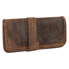 Leder Schreibmappe cognac