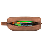 Leder Schreibmappe cognac