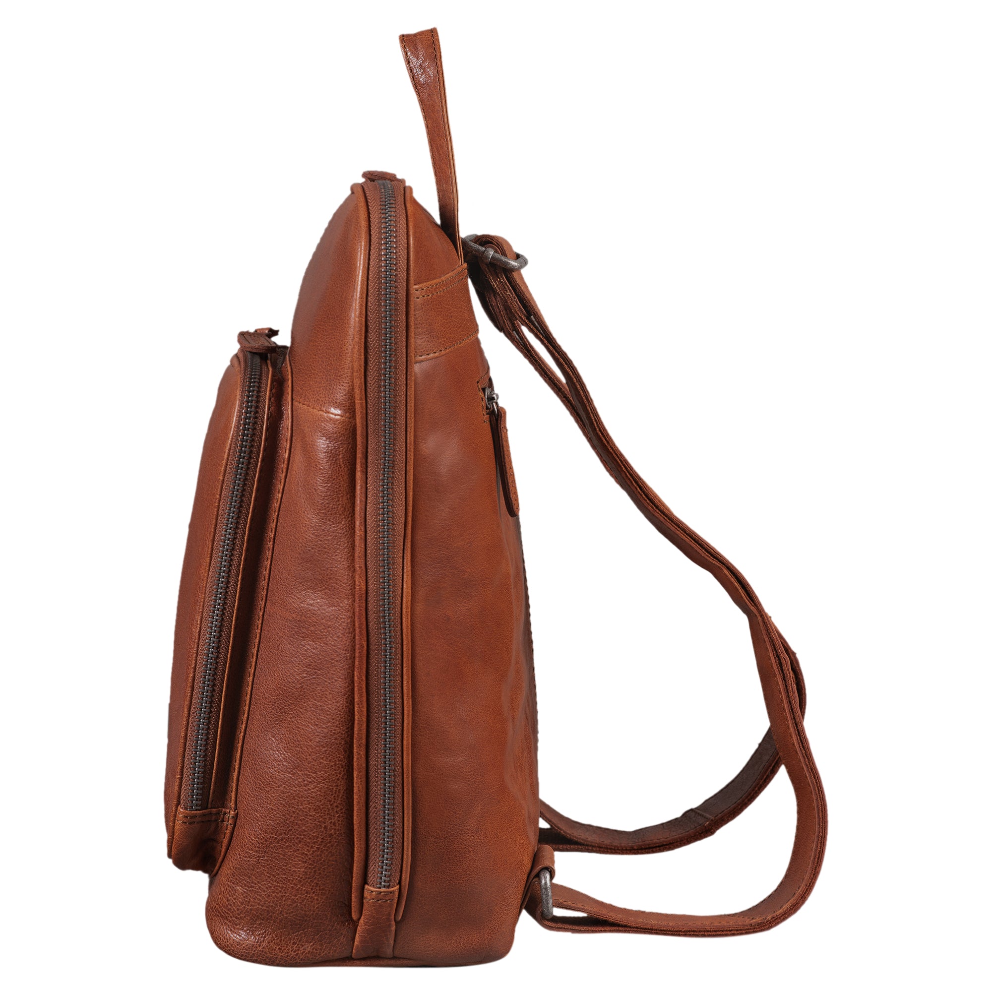 vintage rucksack leder braun