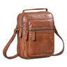 "Lazzaro" Small Leather Crossbody Bag for Men 10.9 Inch Tablet