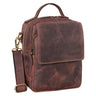 B-Stock "Gideon" Mens Small Messenger Bag Leather