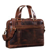 Herrentasche Umhängetasche Leder dunkel braun
