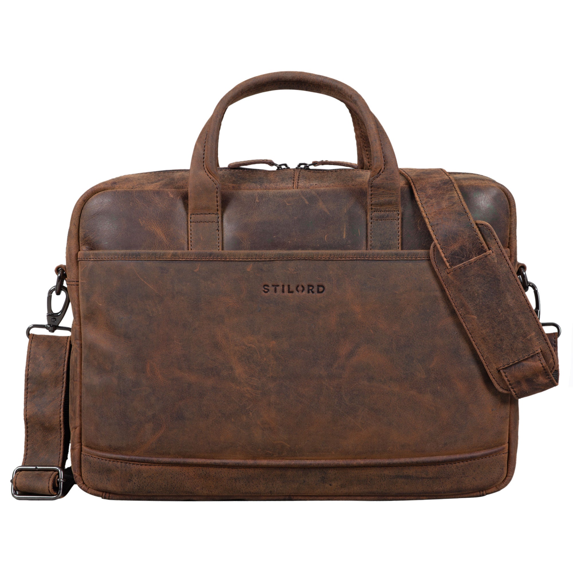 Ledertasche Laptoptasche Herren braun