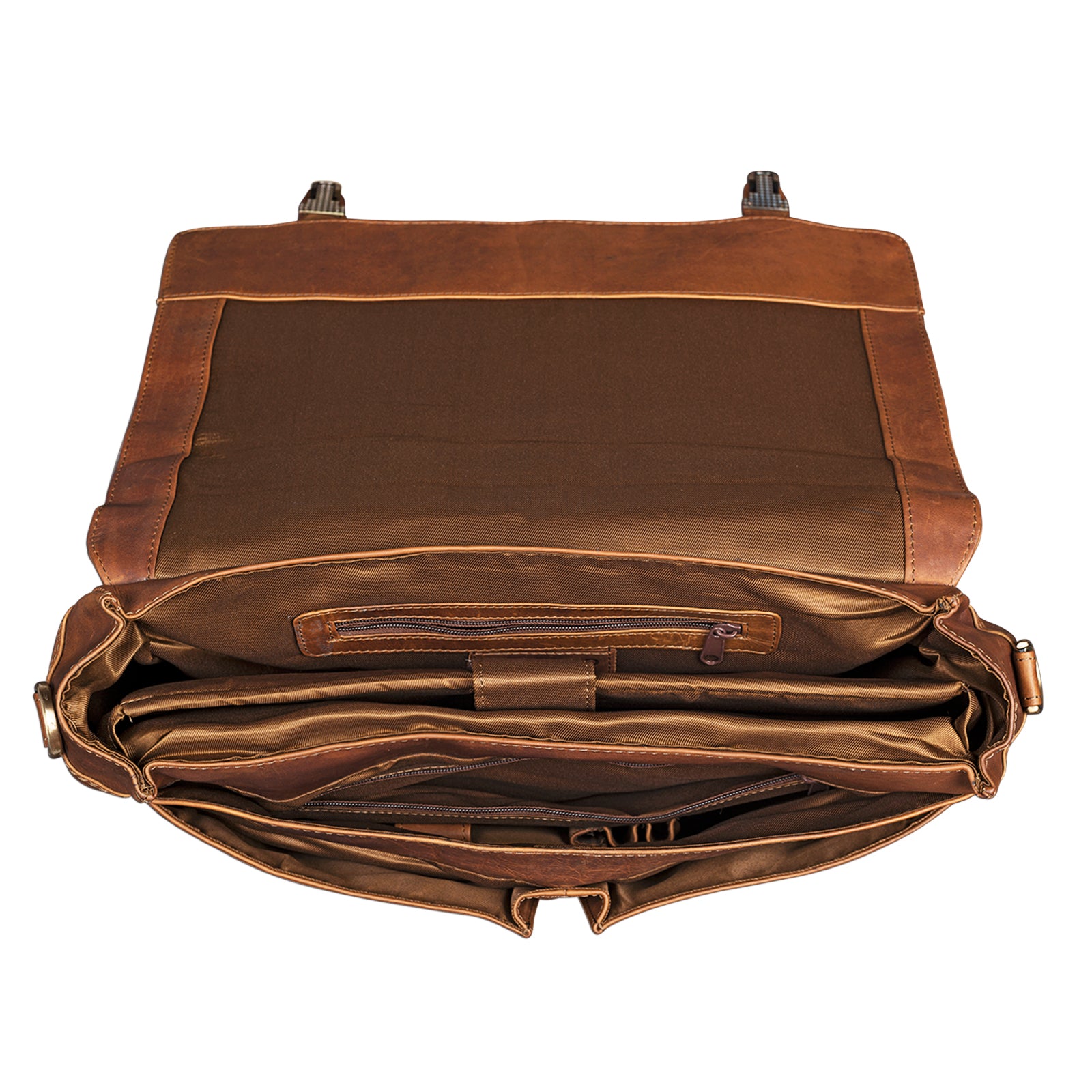 Ledertasche Umhängetasche Vintage braun