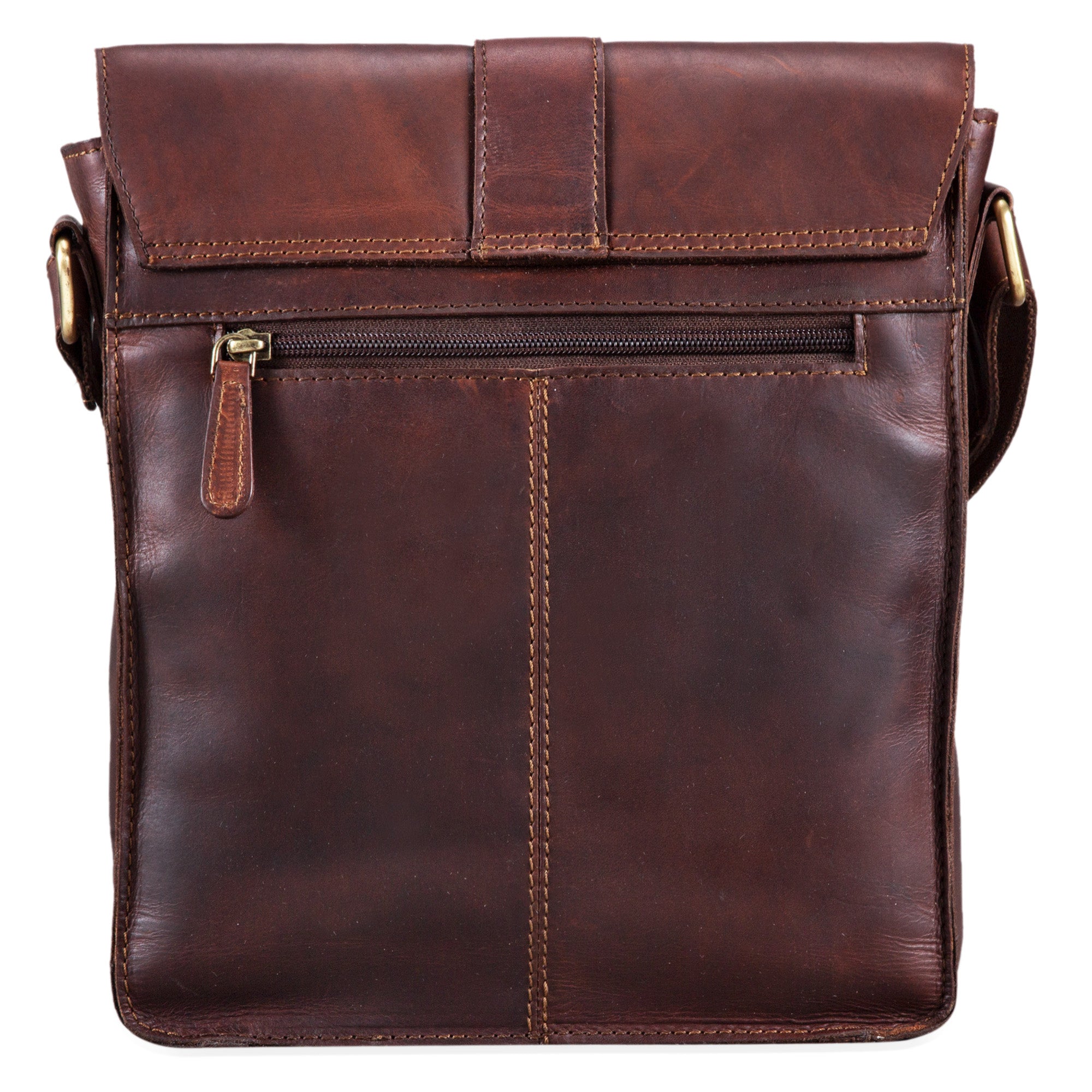 Herrentasche Leder cognac dunkelbraun