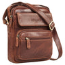 "Amir" Small Leather Shoulder Bag for Men for 8 Inch Tablet
