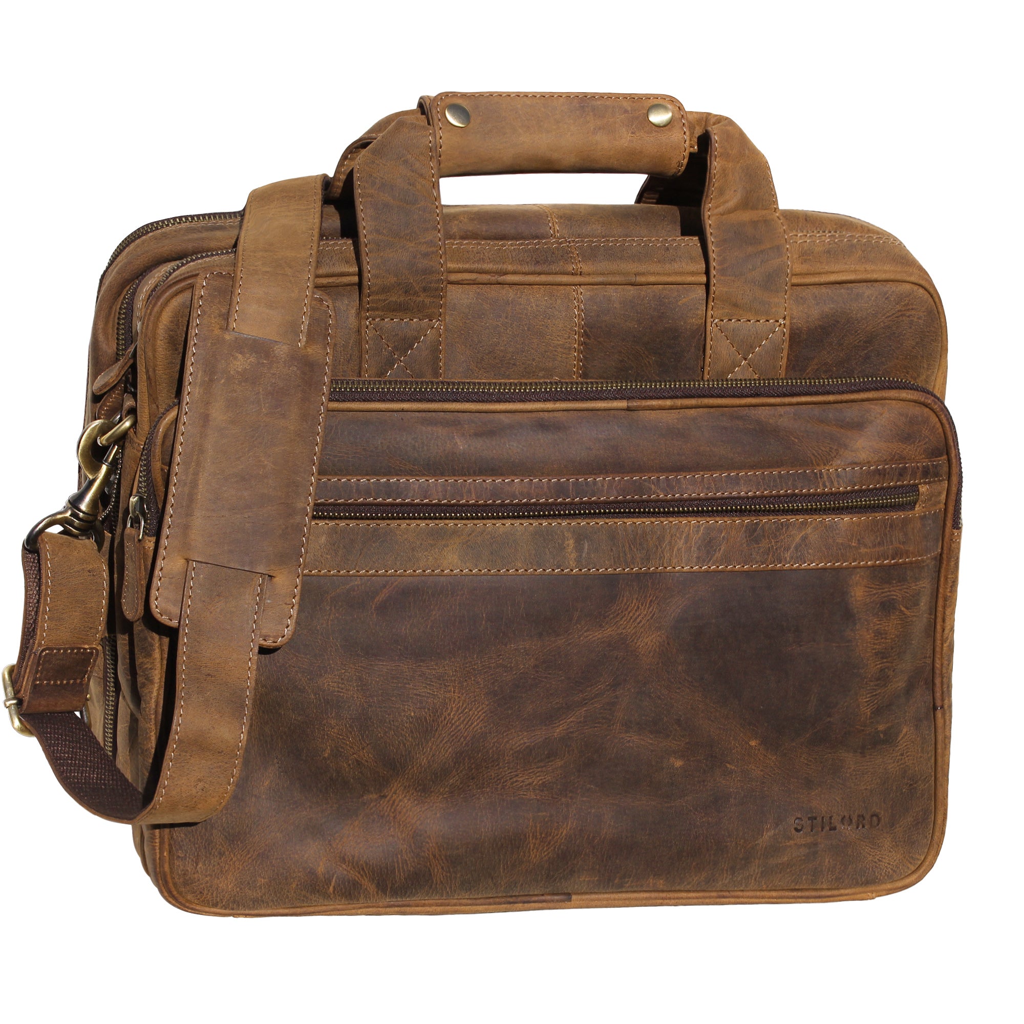 Businesstasche Leder braun Arbeit