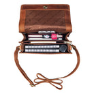 Schultertasche klein Leder vintage