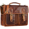 leder umhaengetasche arbeit herren gross braun