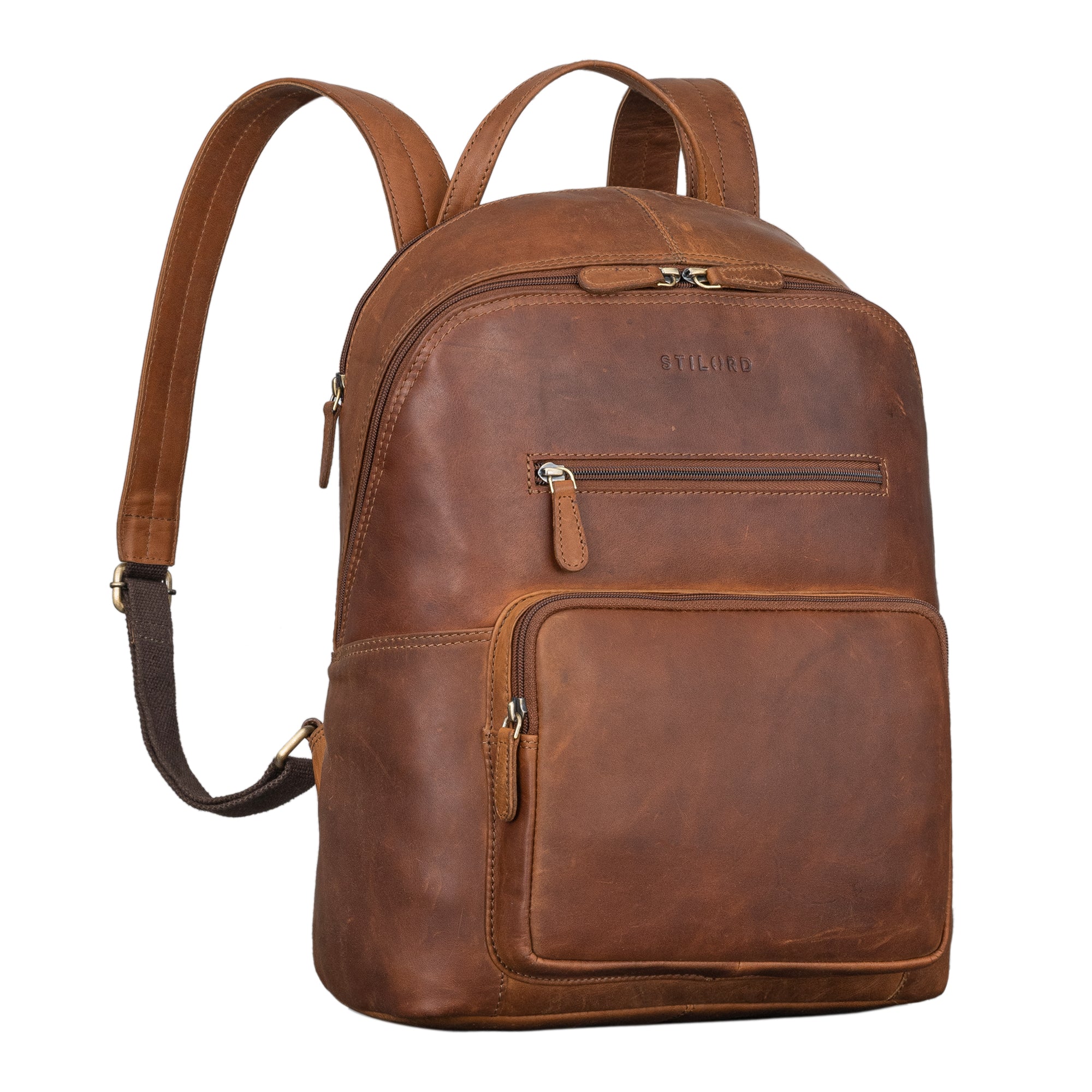 Daypack Leder Damen Braun