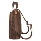 Grosser Leder Daypack mit Laptopfach 16 Zoll