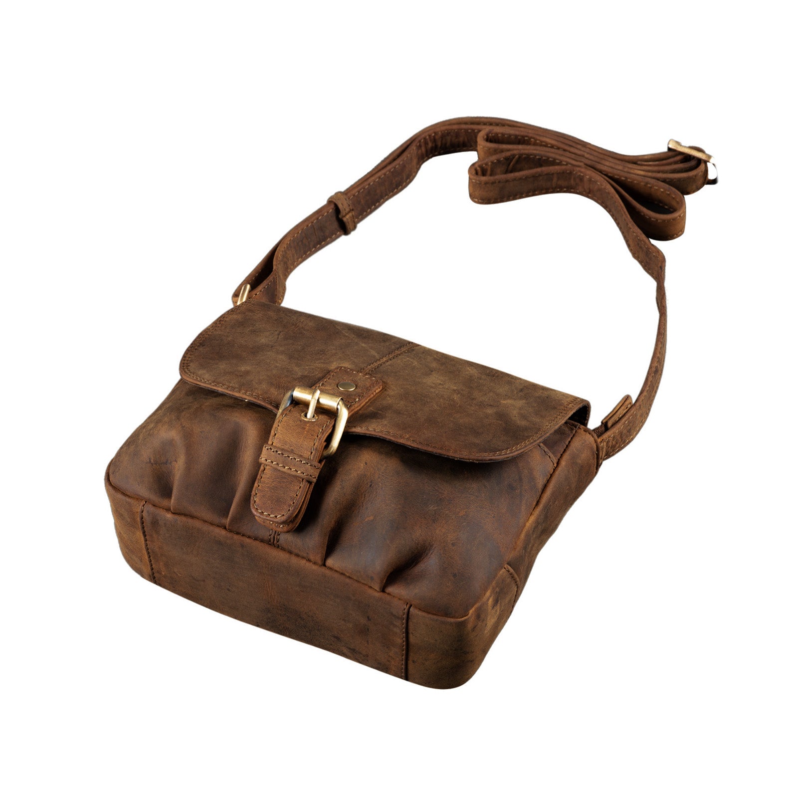 Lederhandtasche Vintage Damen