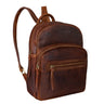 "Alba" Small Leather Backpack Women Daypack