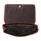Echtleder rucksack für herren braun