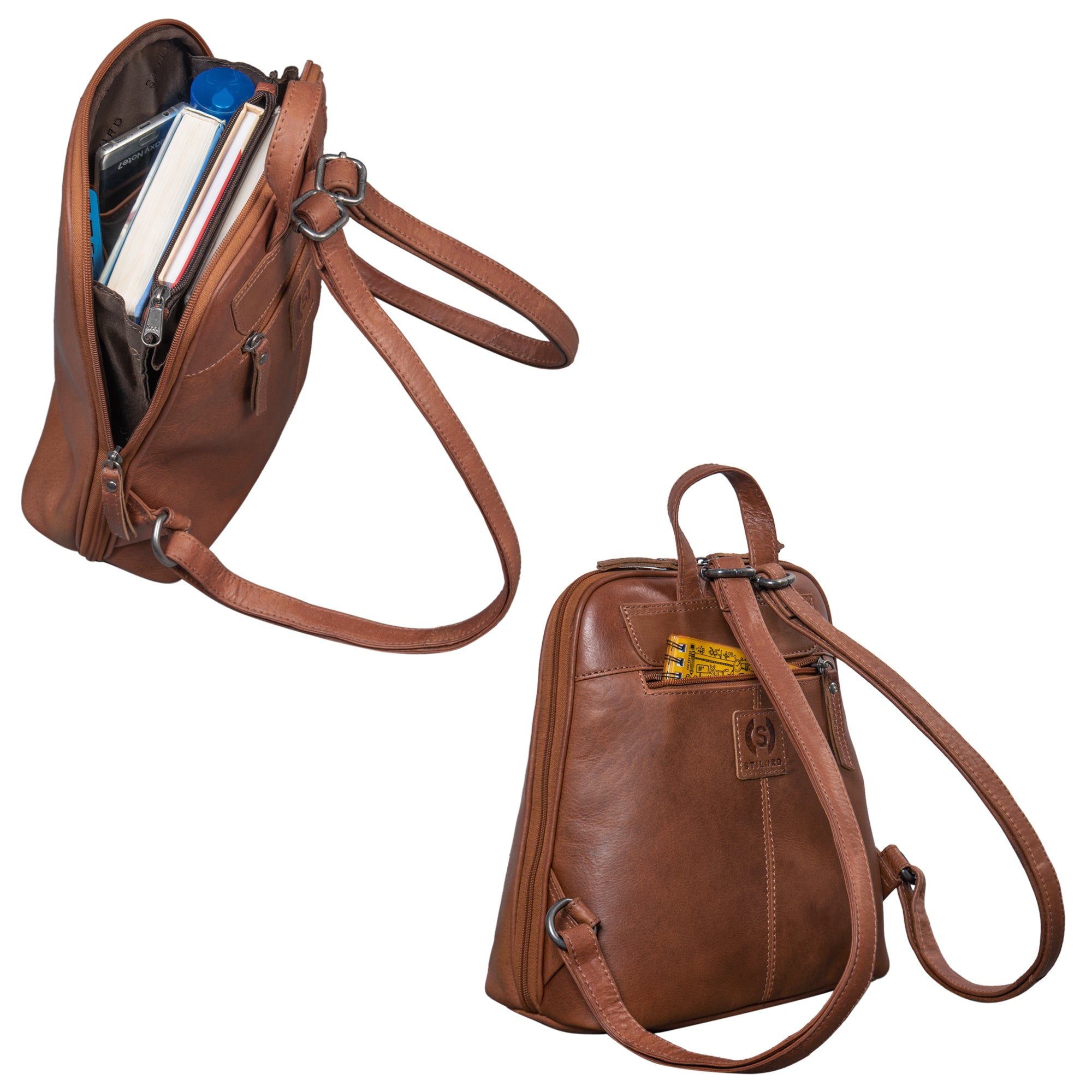 Rucksack Vintage für iPad braun