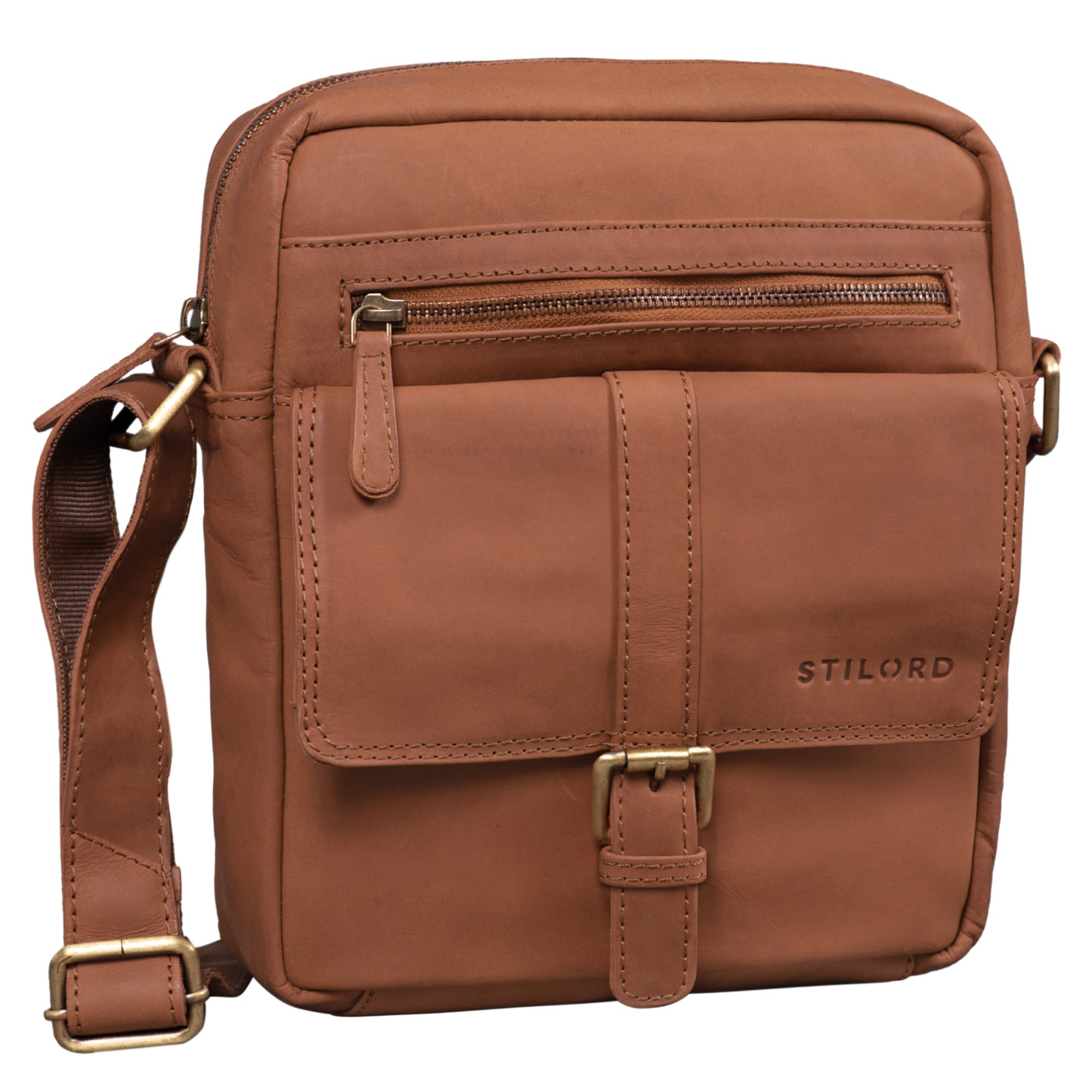 Vintage Ledertasche klein braun
