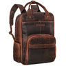 "Kasimir" Vintage Leather Wrap Backpack