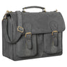 "Kronos" Portfolio Leather Large Briefcase