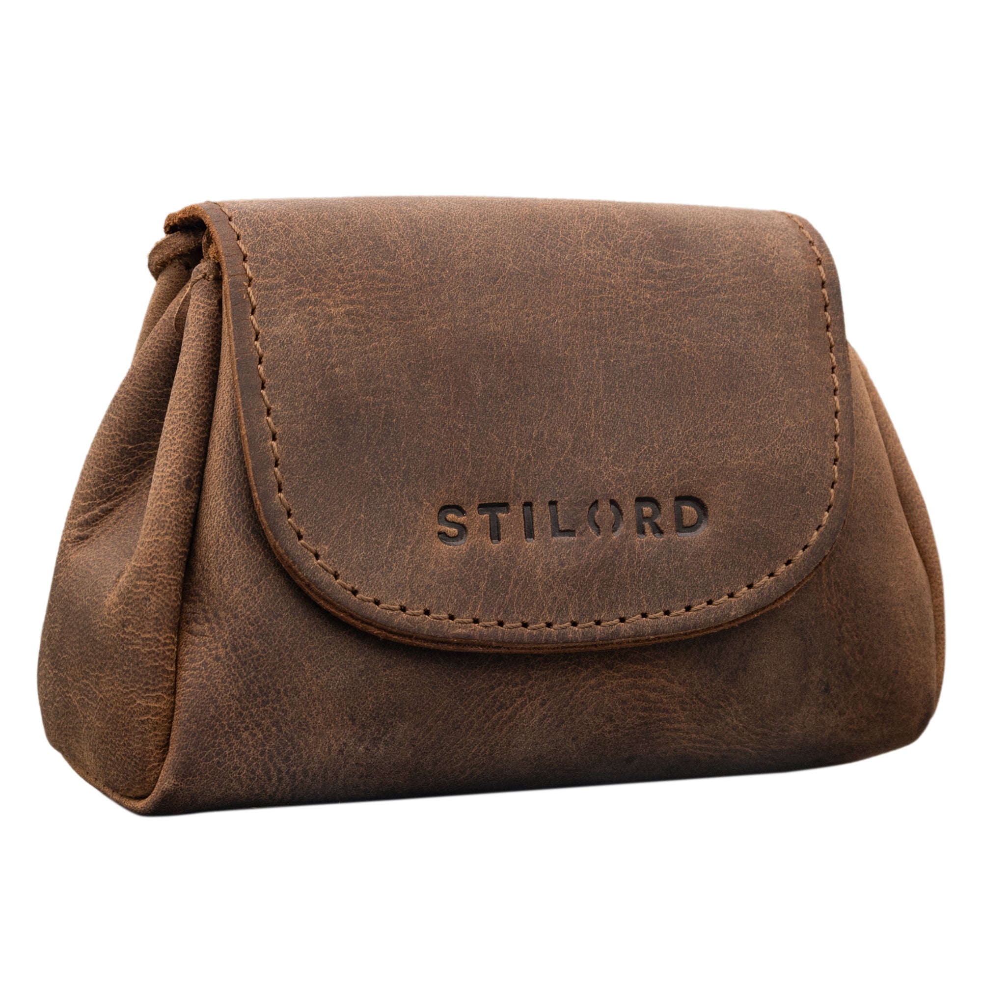 Leder Kleingeldbeutel Vintage Mini