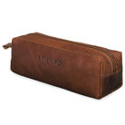 Lederetui im Vintage Stil cognac braun