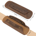 Polster Lederriemen Tasche Braun