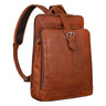 Damen Lederrucksack flach