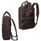 Leder Rucksack für Frauen braun