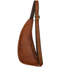 Brusttasche Leder Vintage