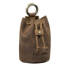 "Thilo" Small Leather Pouch for Men with Carabiner & Gift Box