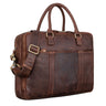 "Drake" Vintage Business Shoulder Bag Genuine Leather