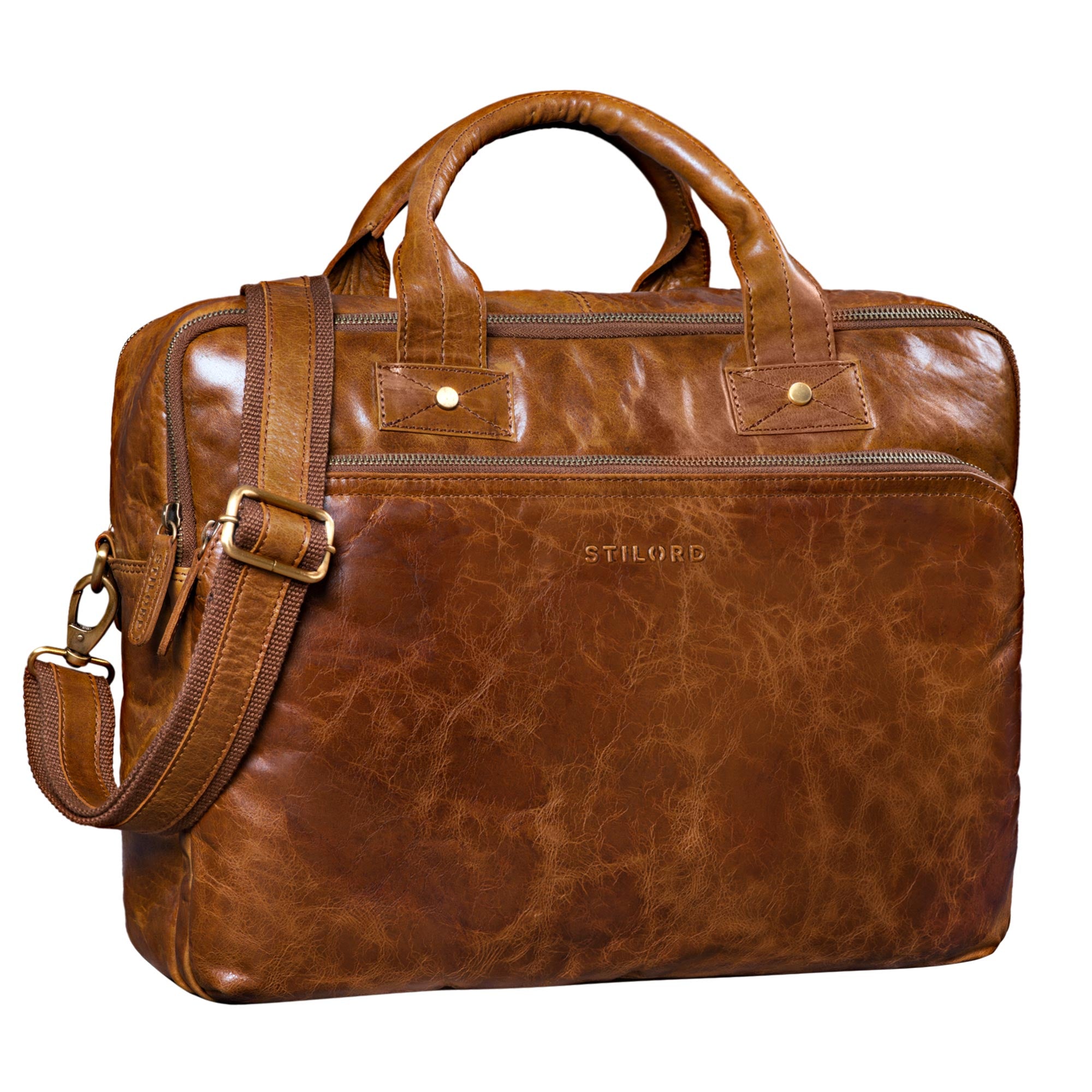 Lederaktentasche Herren Vintage