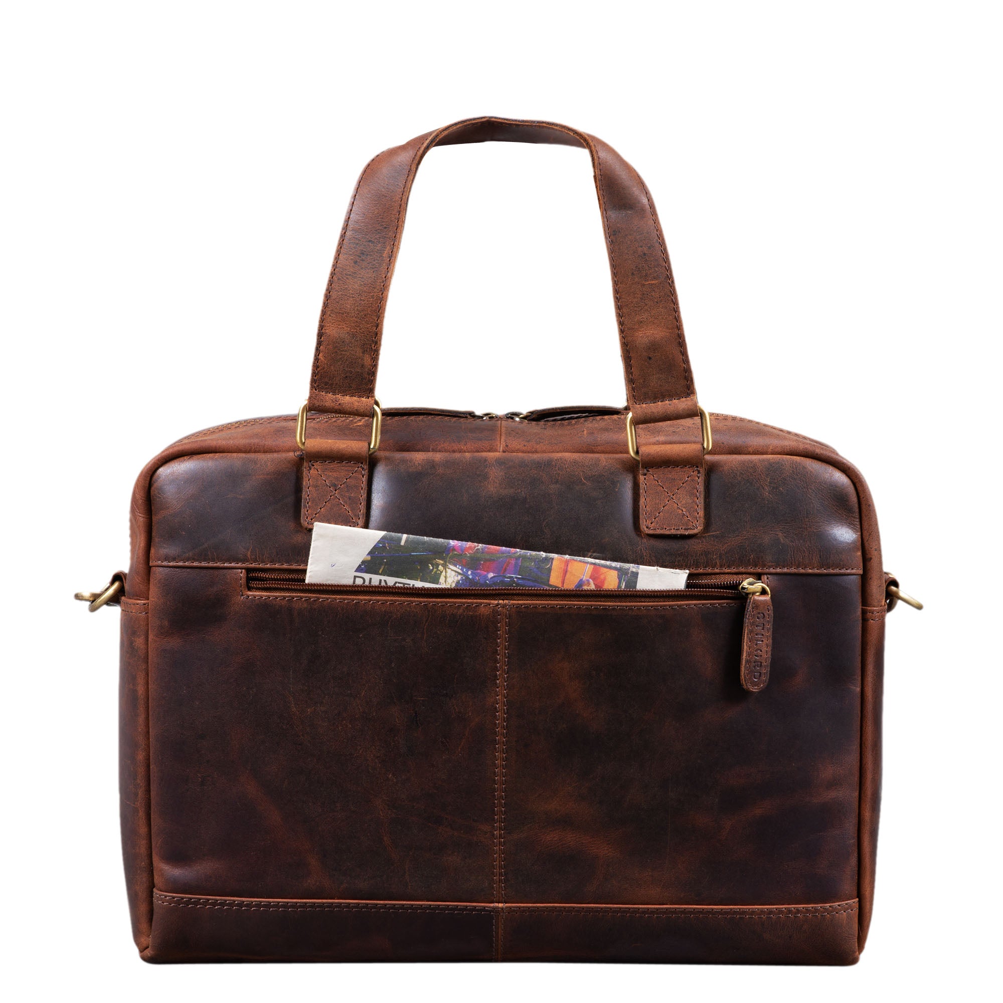 Vintage Ledertasche DIN A4 Herren Damen