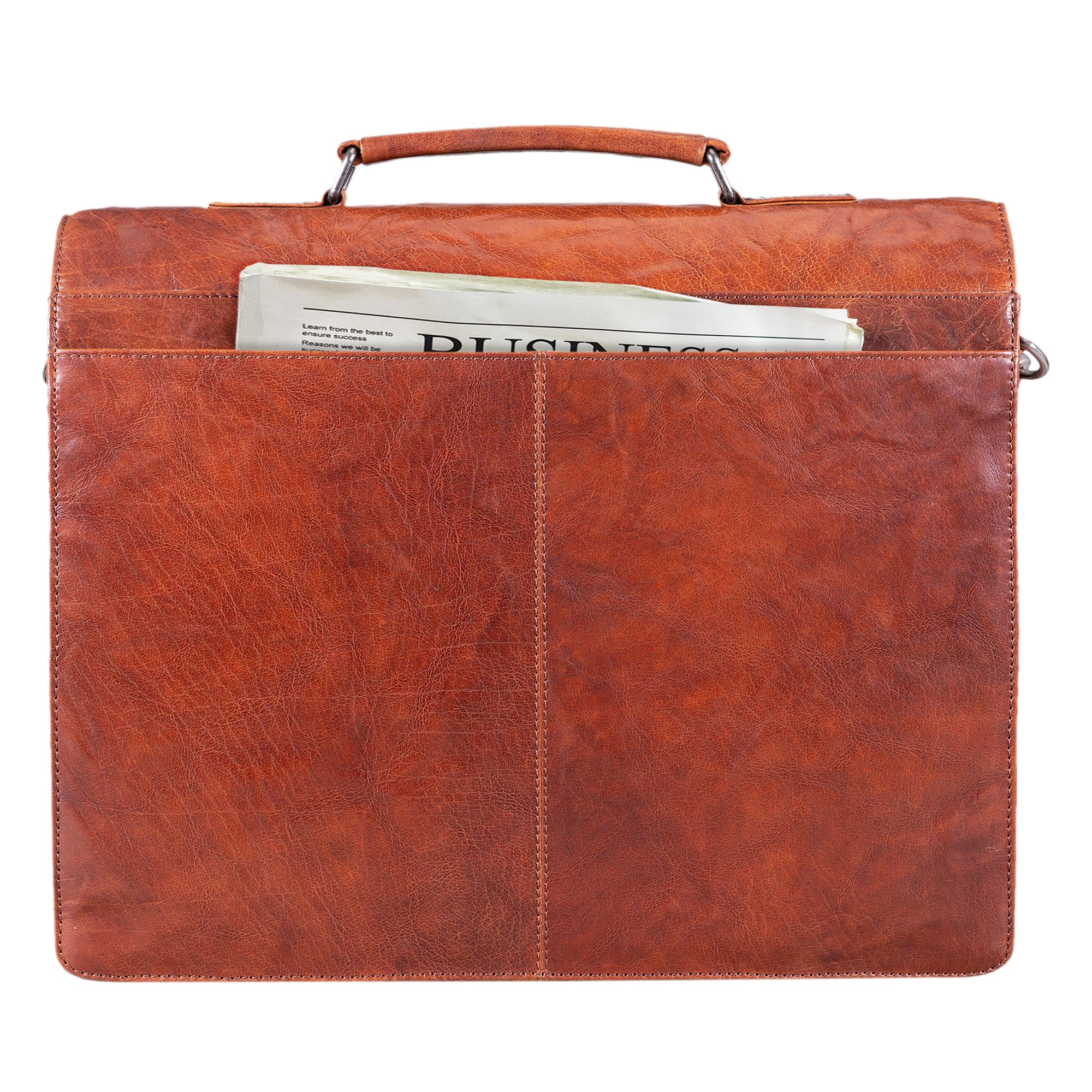 Klassische Ledertasche Retro braun