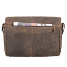 Ledertasche used look vintage Leder braun