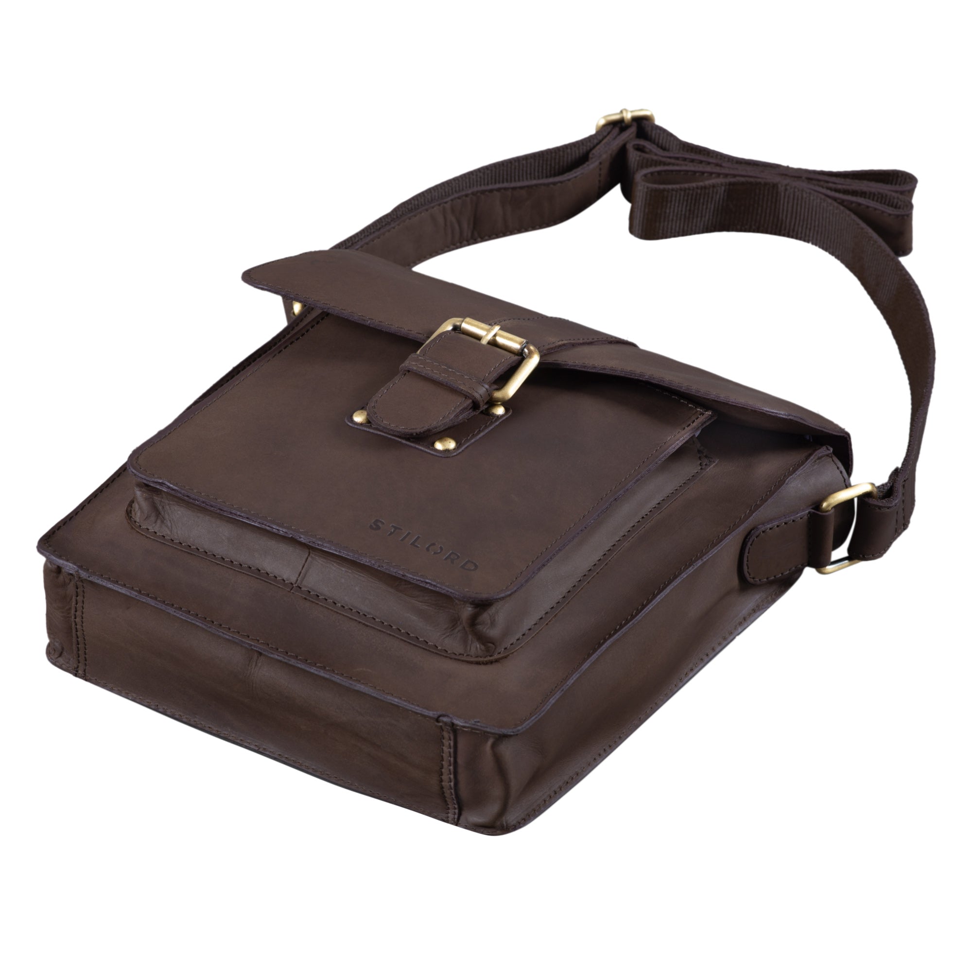 Ledertasche für Männer Vintage braun